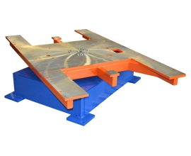 180-degree rotate table for weld applications